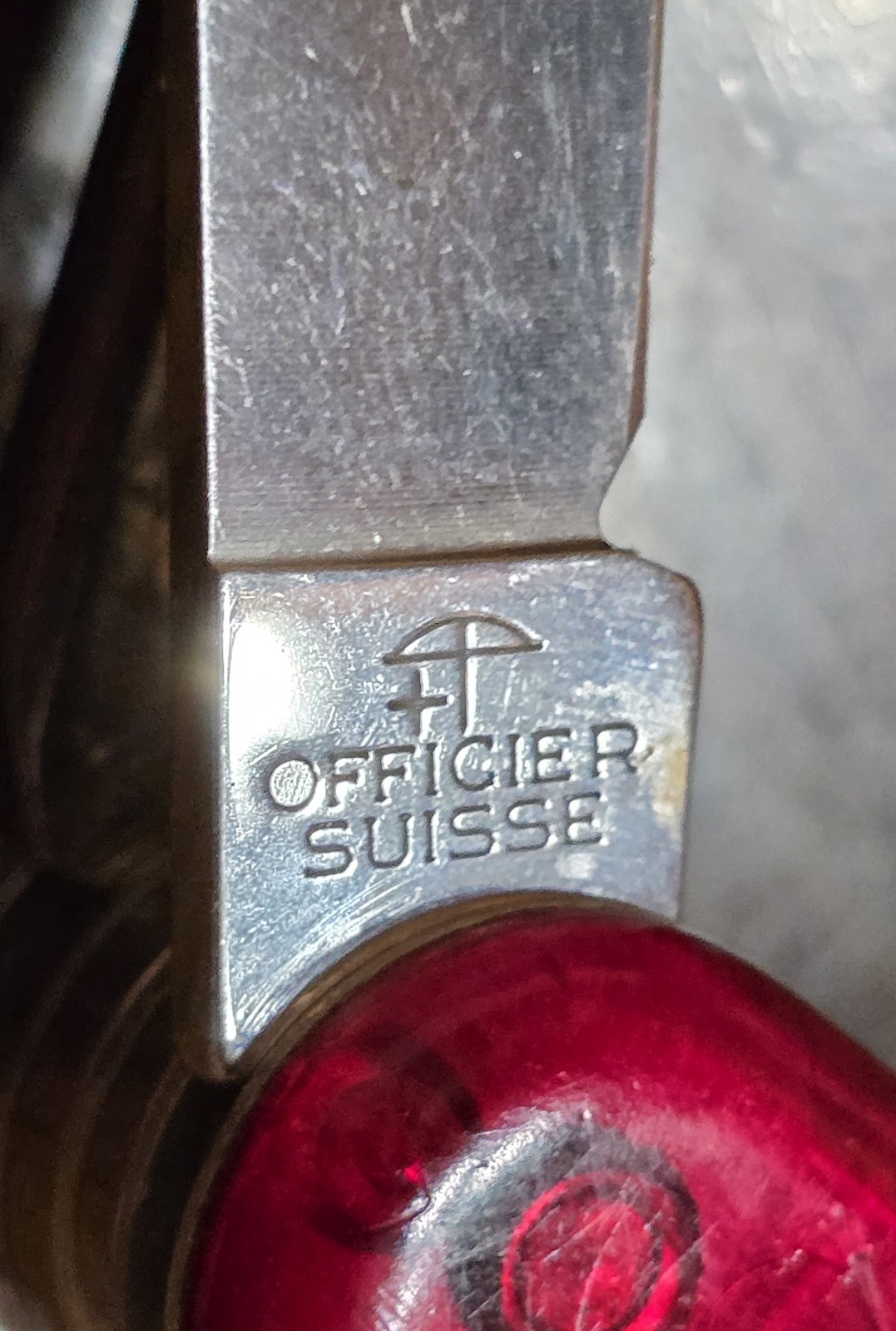 9″ Victorinox CyberTool Lite Ruby Red Swiss Army Knife 91mm 24 Tool Rare Used
