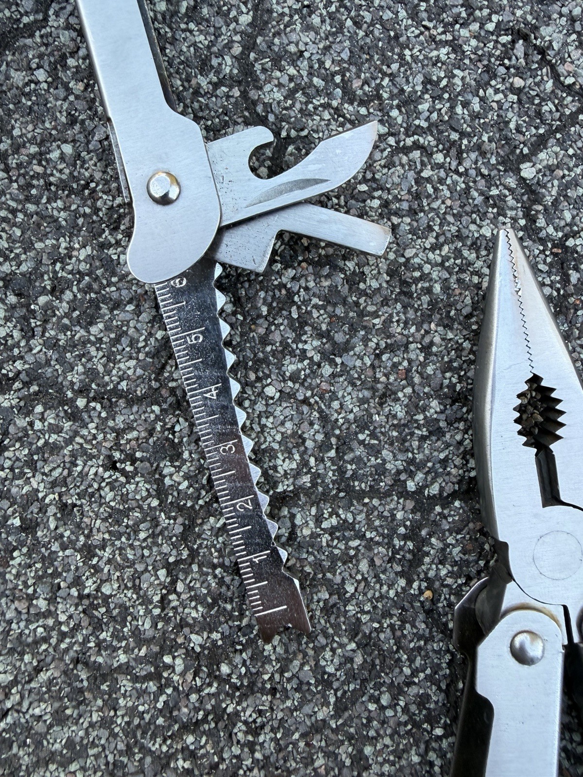 Vintage American Camper Multi-Tools, Lot of 4, Pocket Knife Pliers Screwdriver