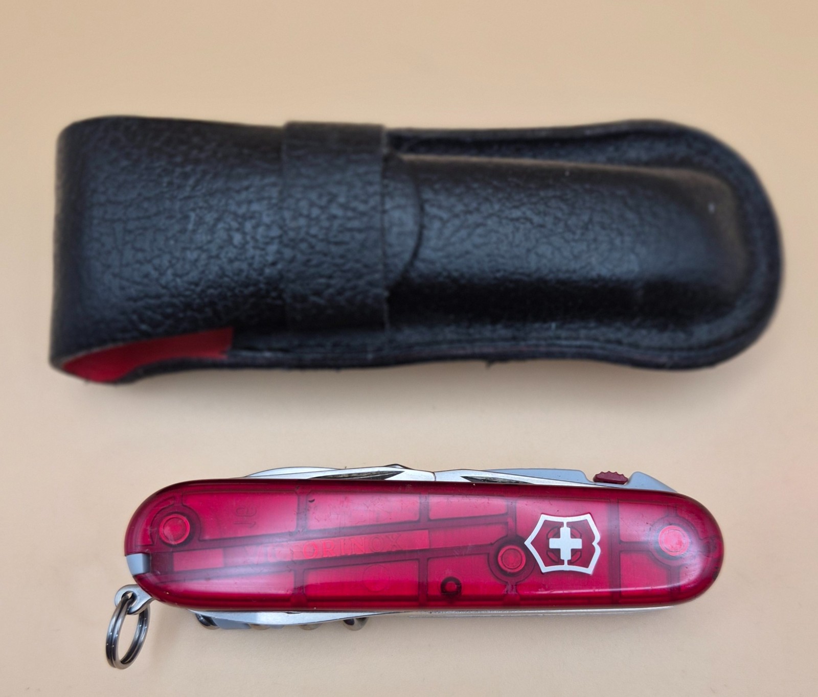 Victorinox SPARTAN LITE Ruby Red Swiss Army Knife – Good Condition