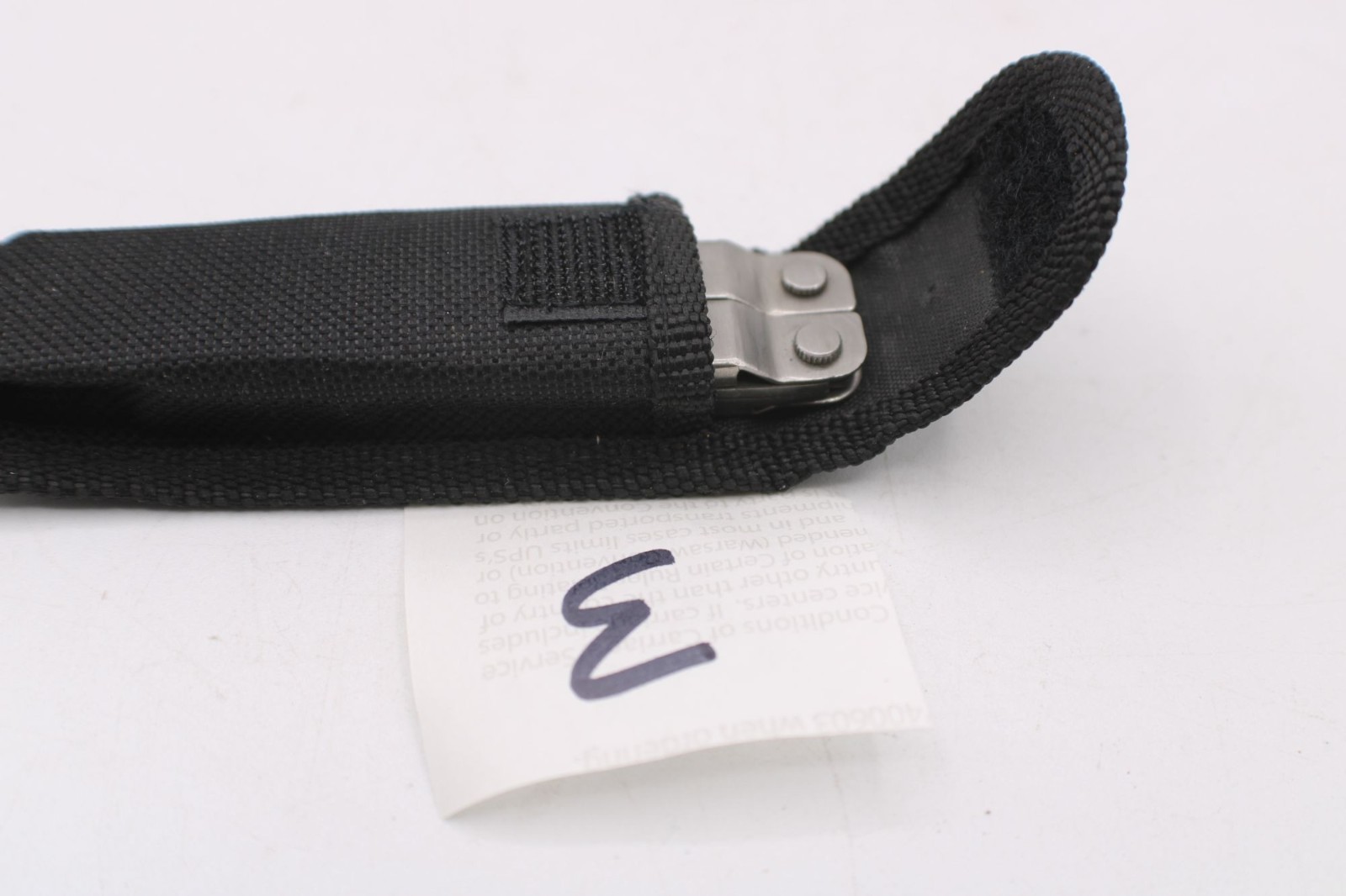 Stainless Multi-Tool Plier Scissor Screwdriver Belt Pouch Utility Pocket Small