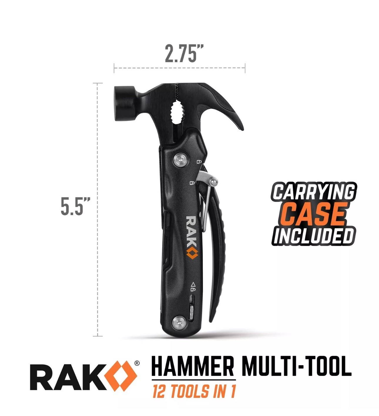 RAK Hammer Multitool BirthdayGifts for Men – Cool Unique Gifts For Men Who Ha…