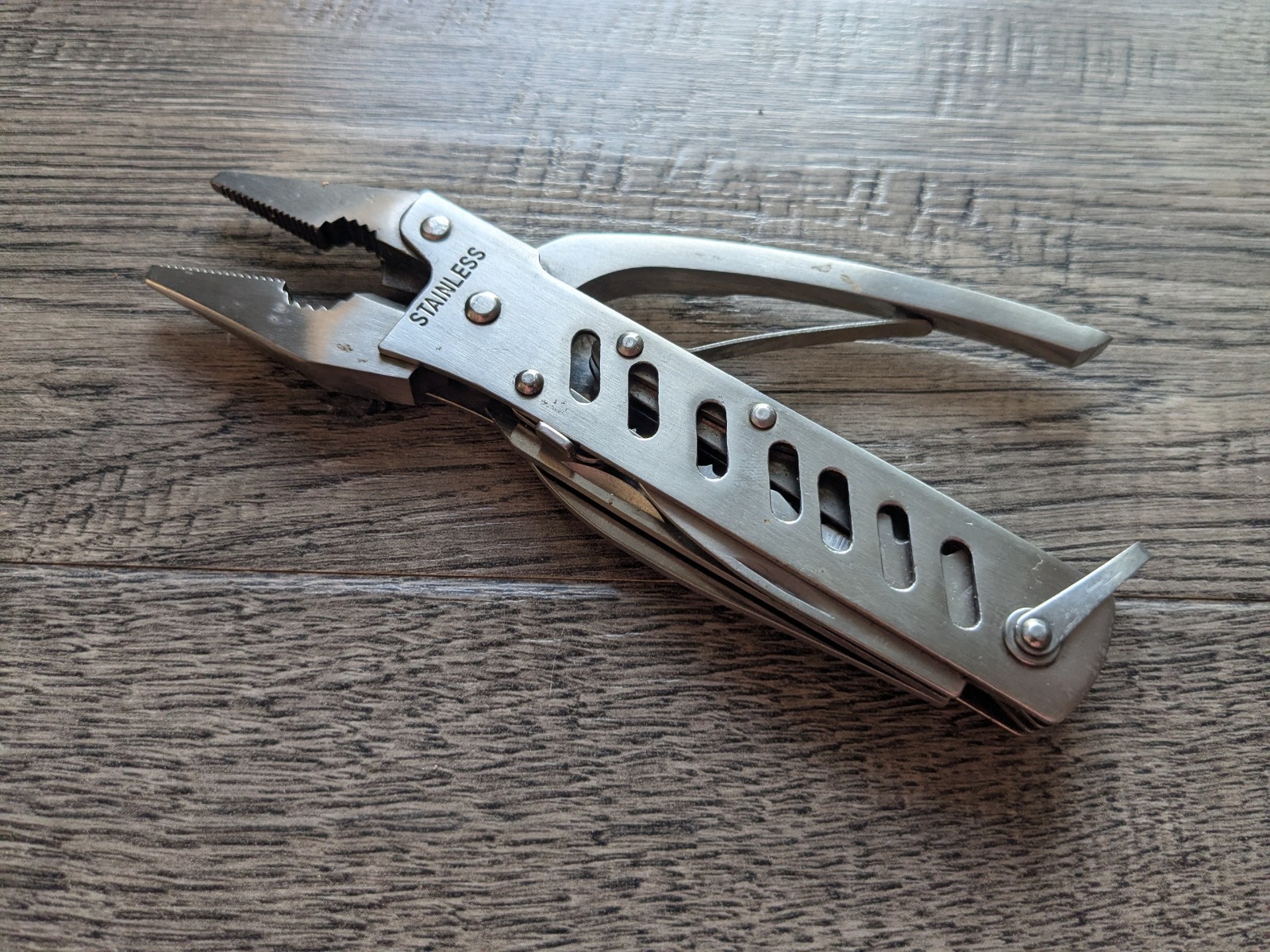 MAXAM 6″ Multi-Tool Folding Pliers All Stainless Steel Survival Knife Tools