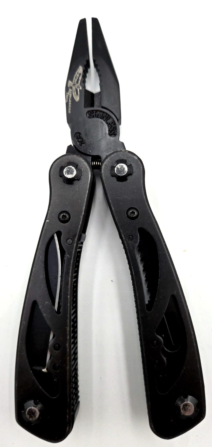 Lot of 3 Multi Tools Husky Winchester Appalachian Trail w/ Leather Pouch EDC