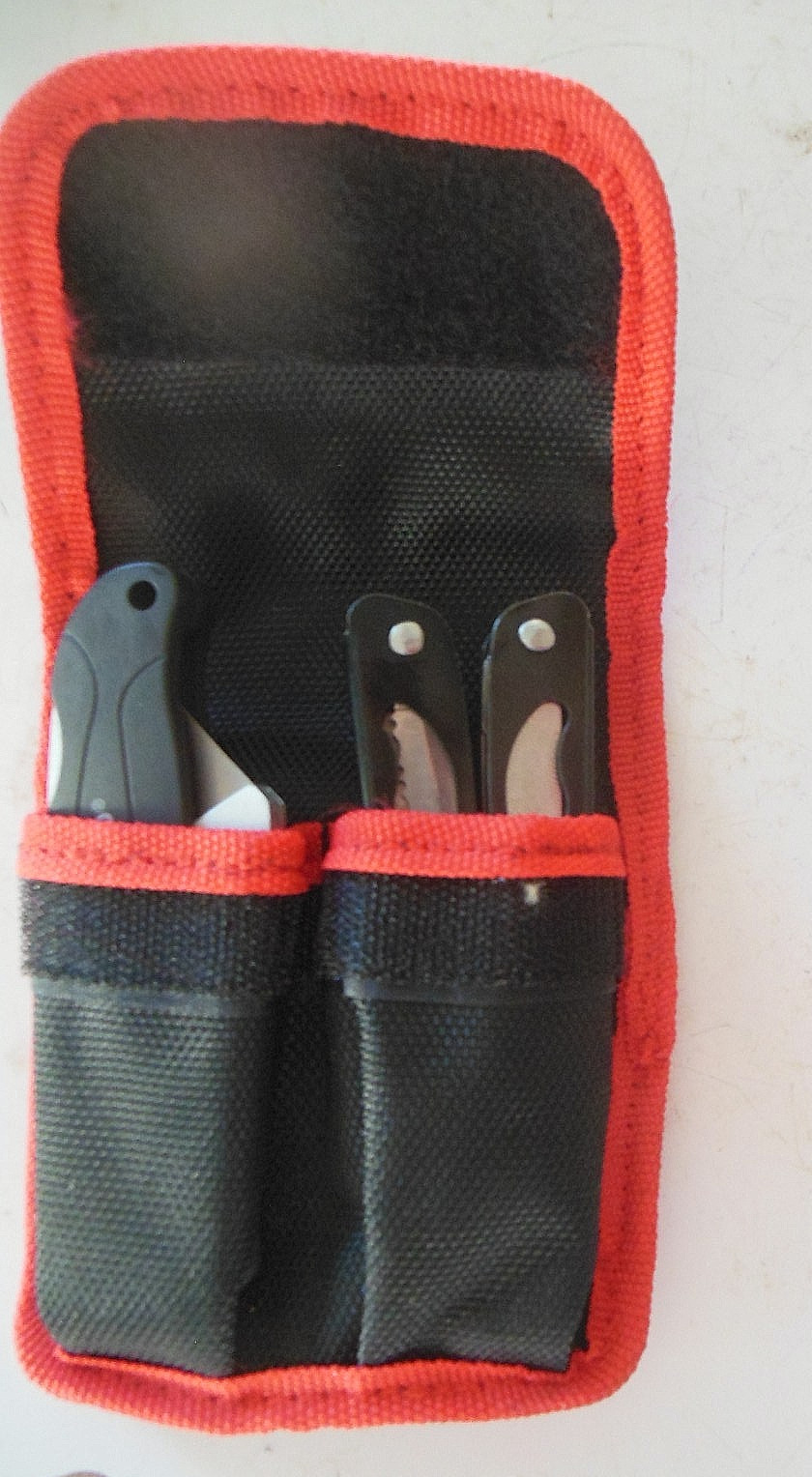 SHEFFIELD STAINLESS STEEL FOLDING PLIERS & MULTI TOOL PLUS UTILITY KNIFE & POUCH