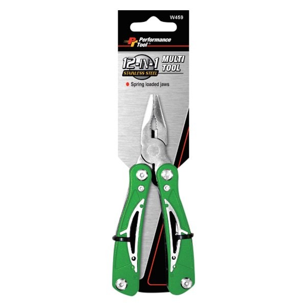 12-in-1 Anodized Aluminum Mini Multi Pliers Set w Merchandising Strip