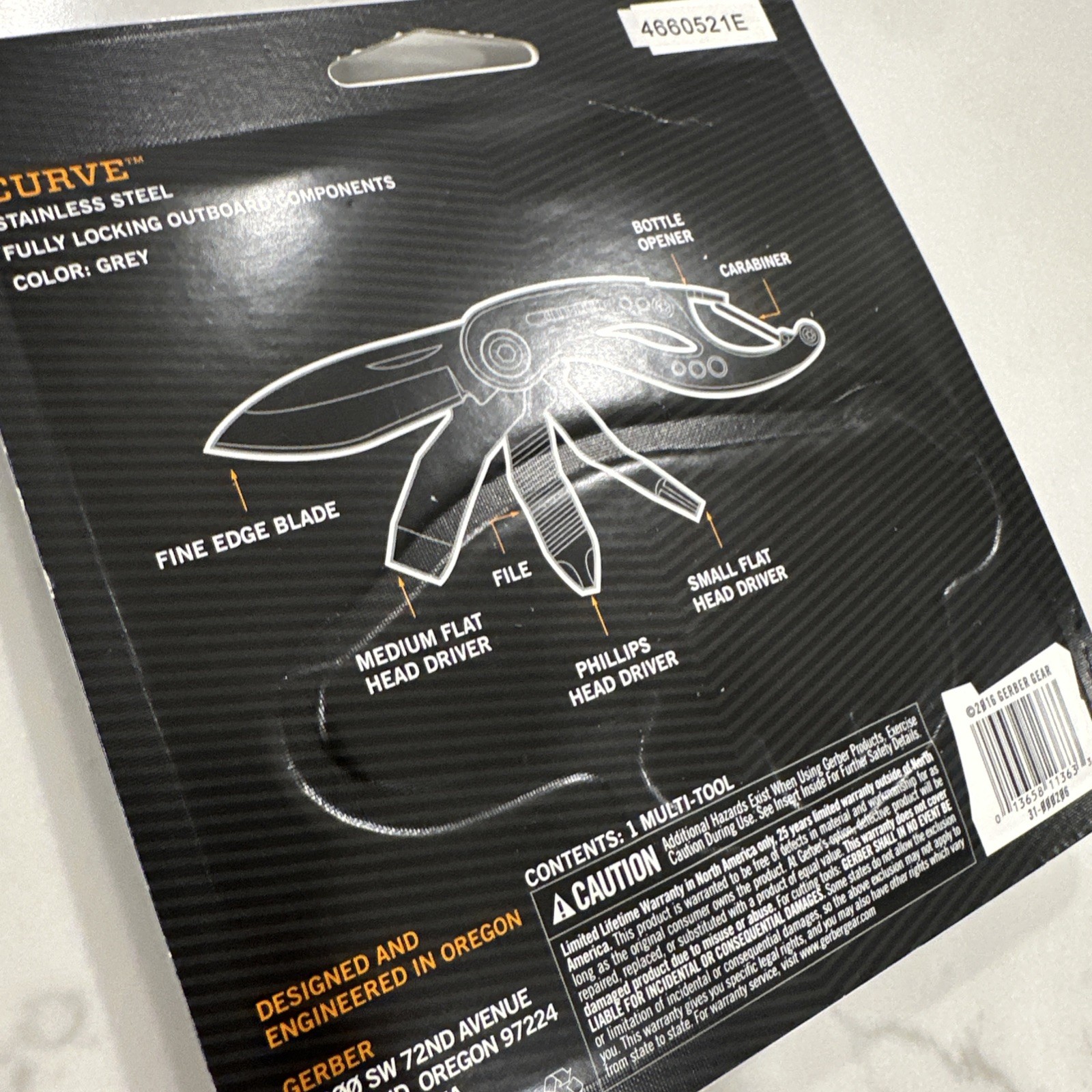 New Gerber Gear Curve Multi-Tool Screwdriver and Pocket Knife Set Keychain