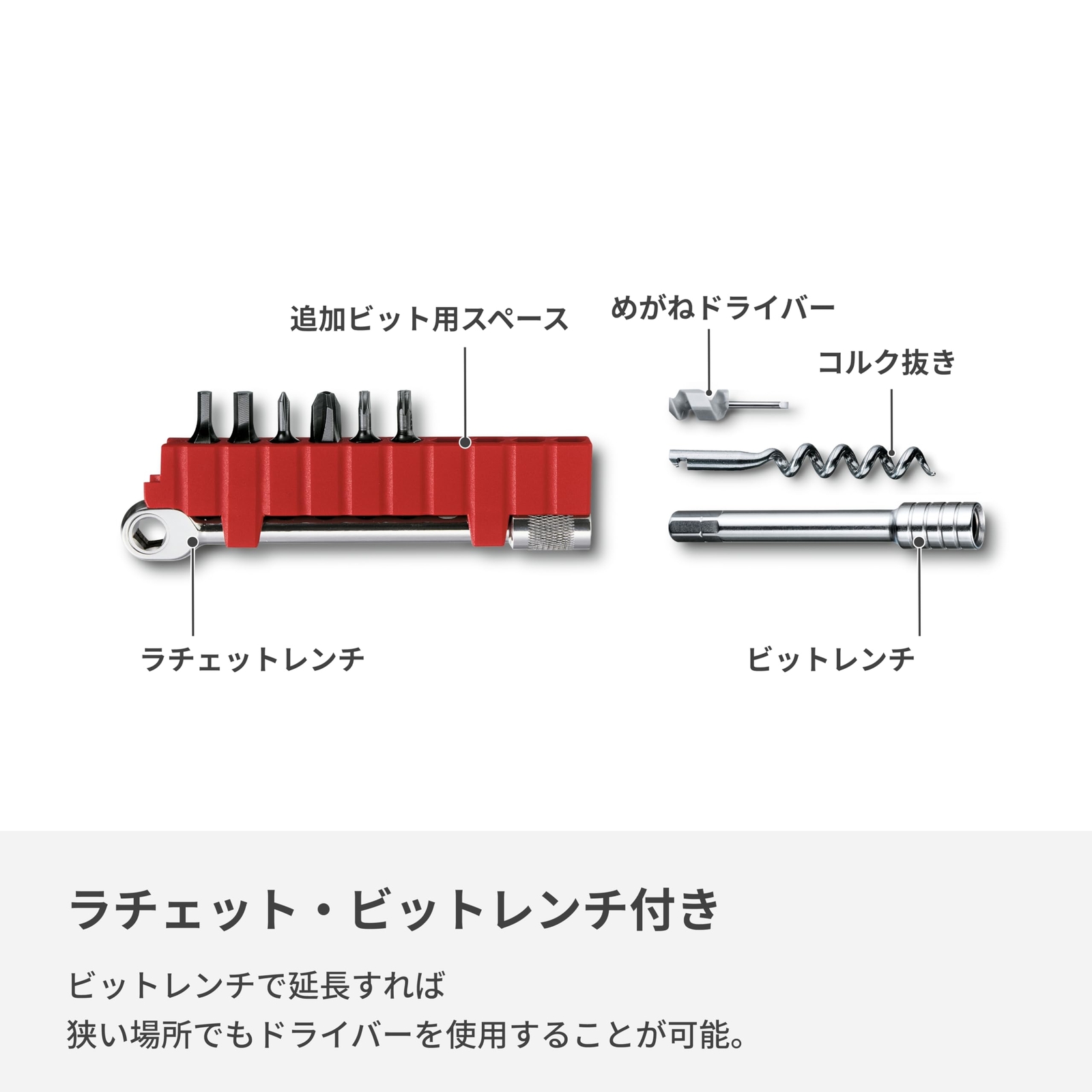 Victorinox SwissTool X Plus Ratchet 3.0339.L Multi-Tool Stainless Steel