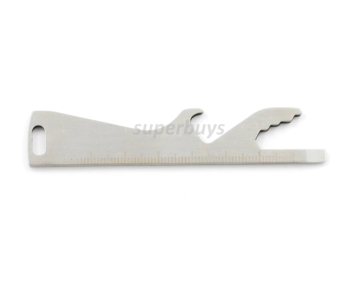 5 in 1 Bottle Opener Ruler Flat Head Screwdriver Keyring Hex Wrench Multi Tool S