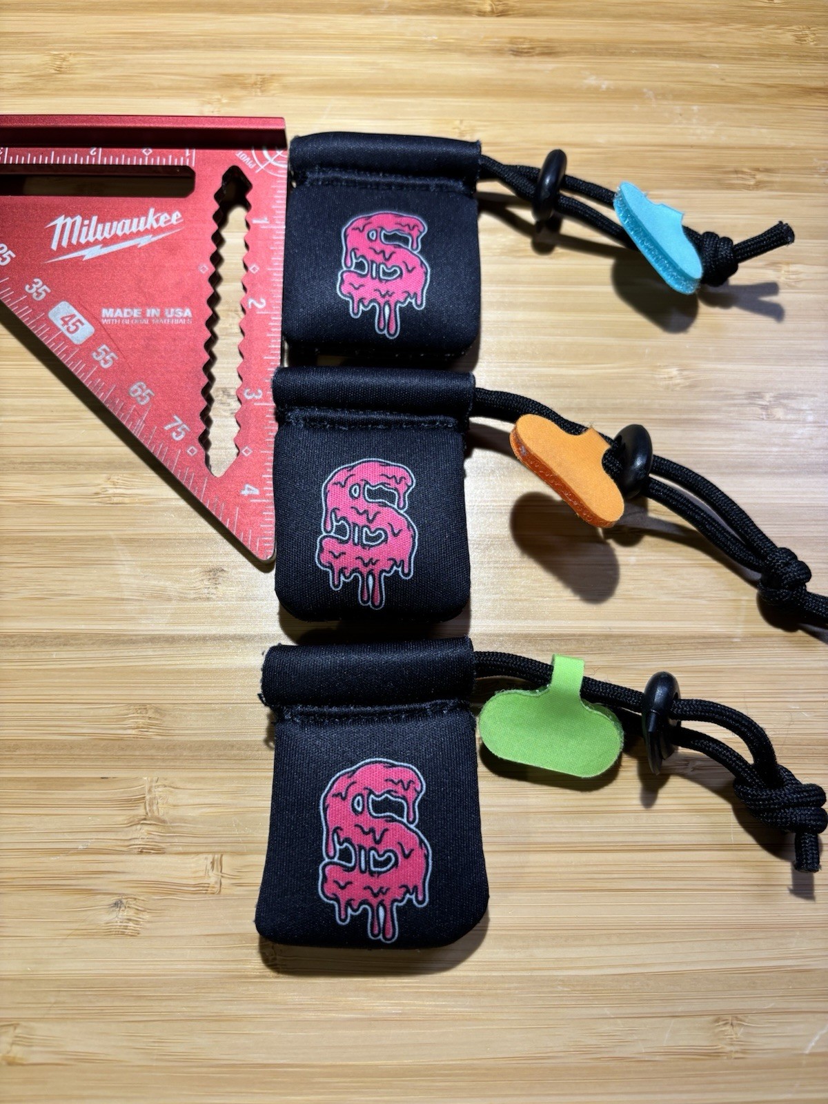 Starko S Neoprene EDC Pouch Size Small EDC Pouch EDC Pouch Black Pink s