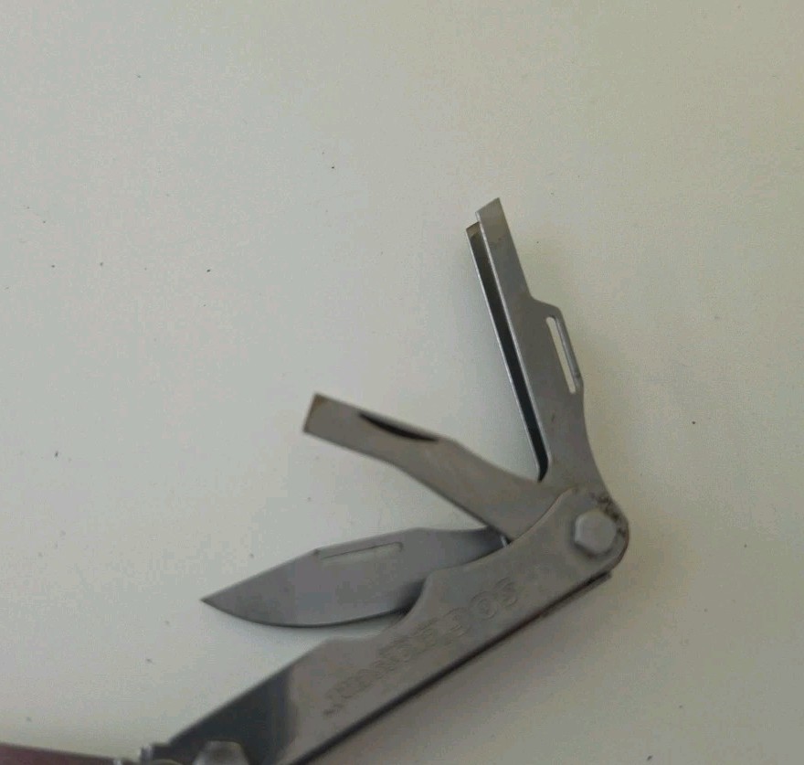 SOG Crosscut Stainless Steel Multi-Tool. 8 Tools Total