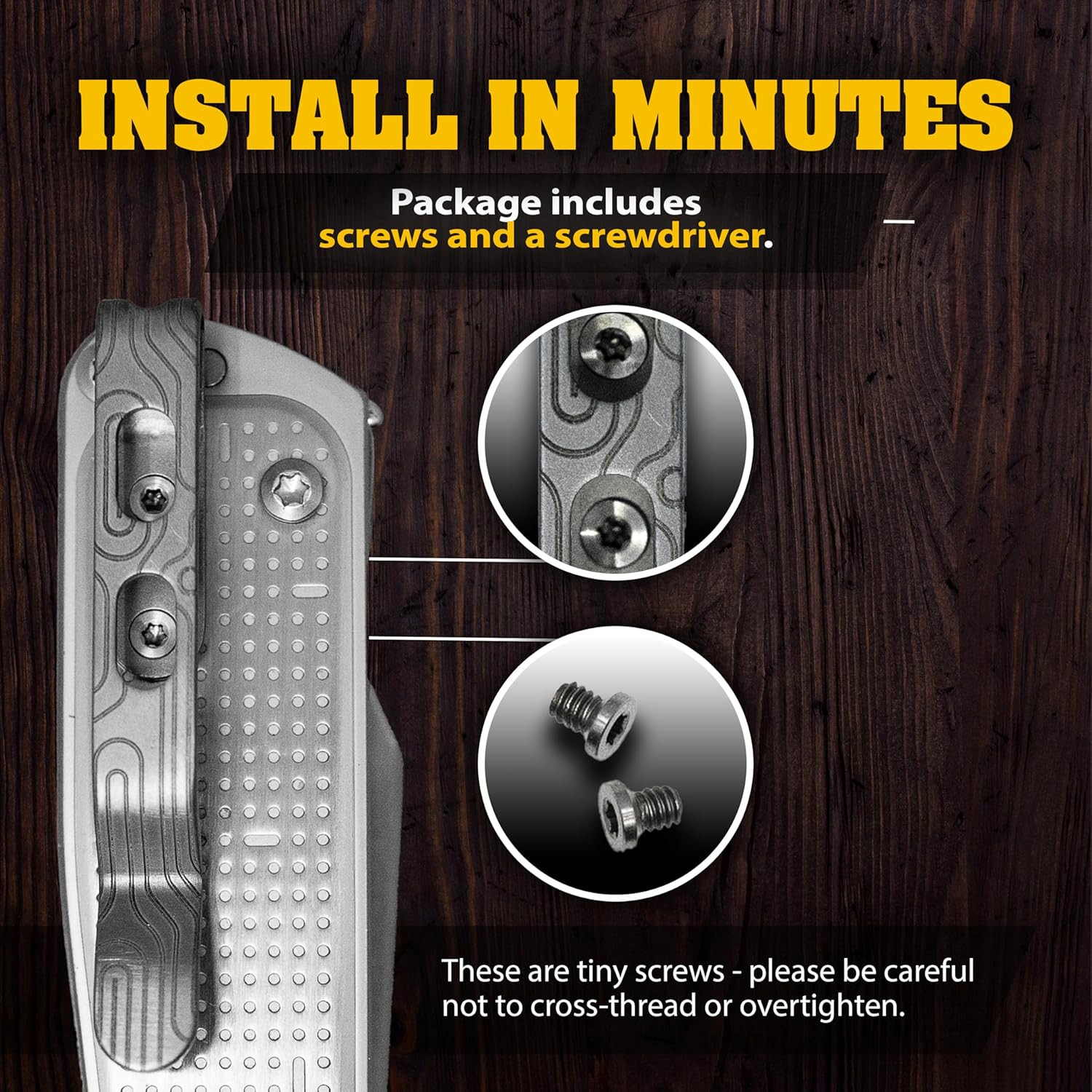 Pocket Clip for Leatherman Free P & T Series, ARC, Bond and Curl Multi-Tools | T