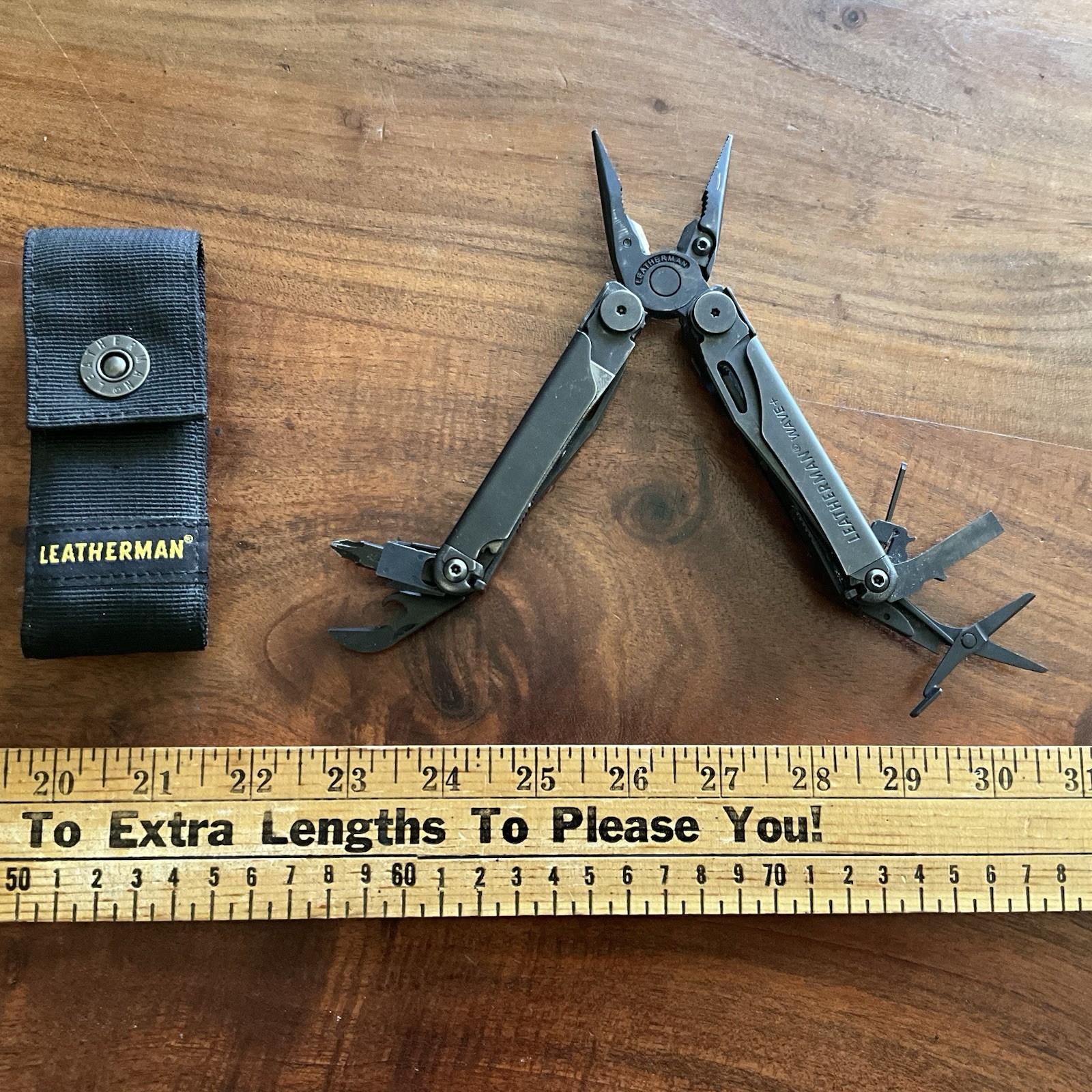 Leatherman Wave Plus+ Stainless Multi-Tool Sheath Date Code 0421 (April 2021)