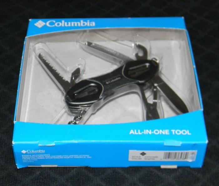 Columbia Brand – All in One Multitool – Graphite / Silver
