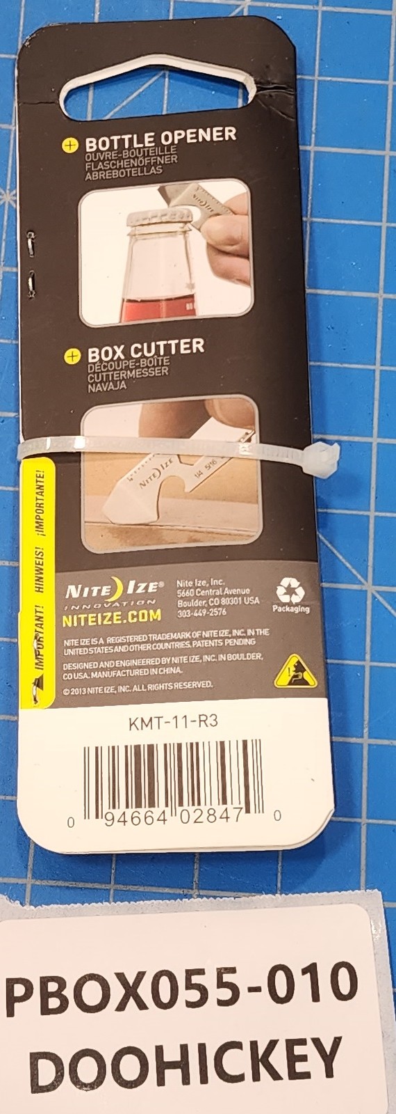 Nite Ize DoohicKey Key Tool Stainless Steel Keychain Multi-Tool KMT-11-R3 NEW