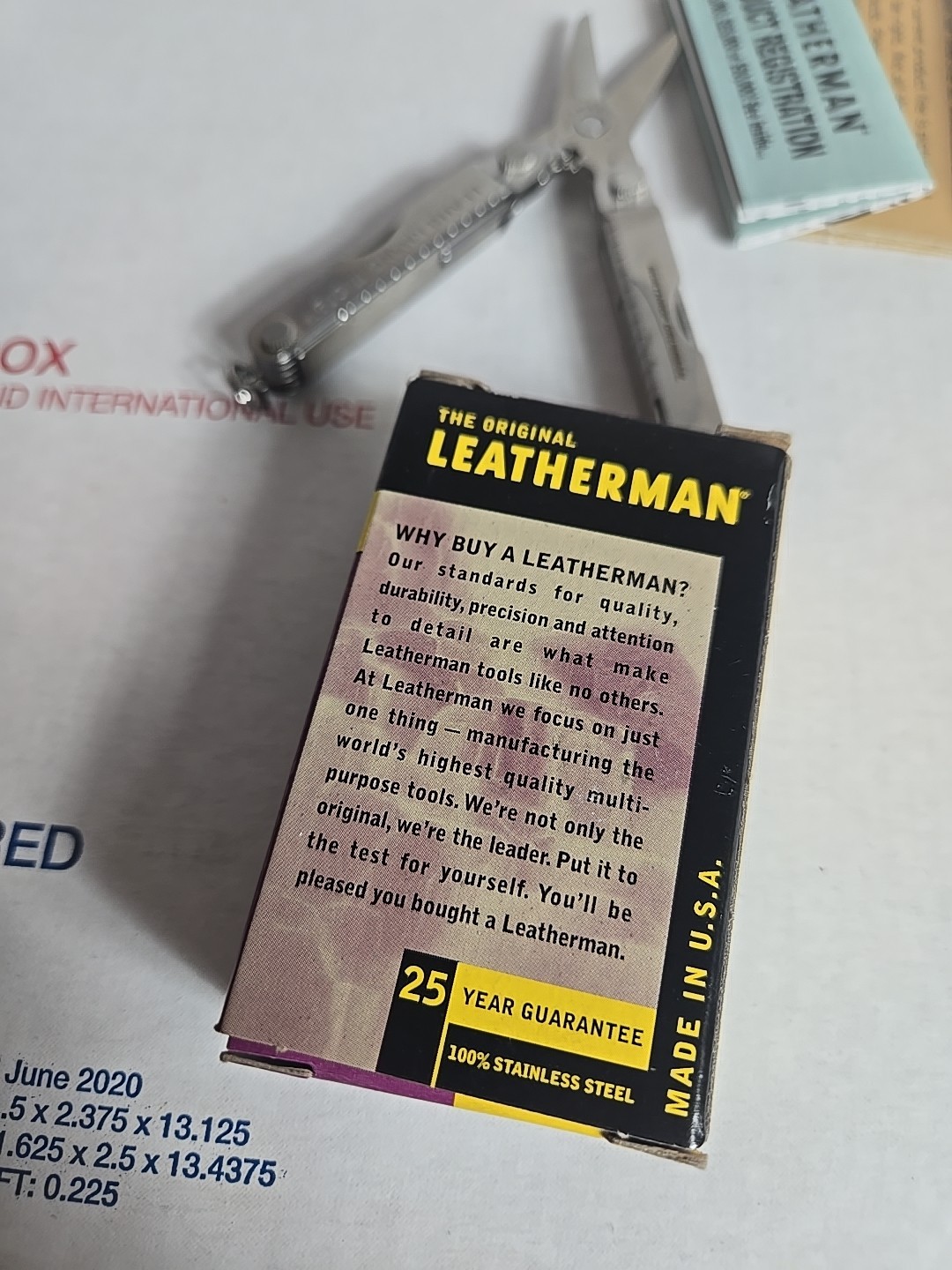 The Original Leatherman Micra Advertising Northrop Grumman Original Box, New
