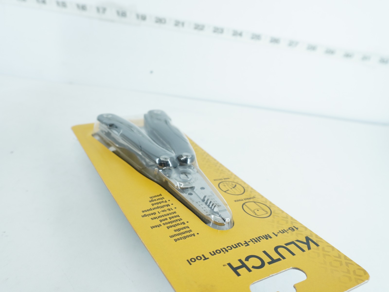 NEW – KLUTCH 16-IN1 MULTI-FUNCTION TOOL WITH CARRYING POUCH