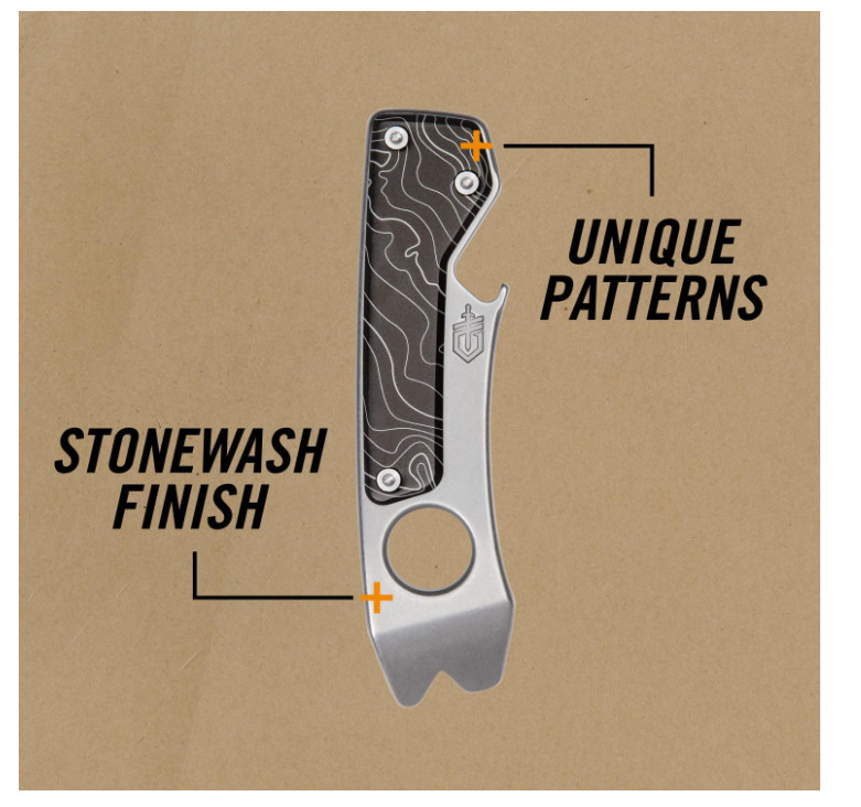 Gerber Gear Shard XL EDC Multi-tool 6-in-1 Keychain Multitool with Pry Bar,