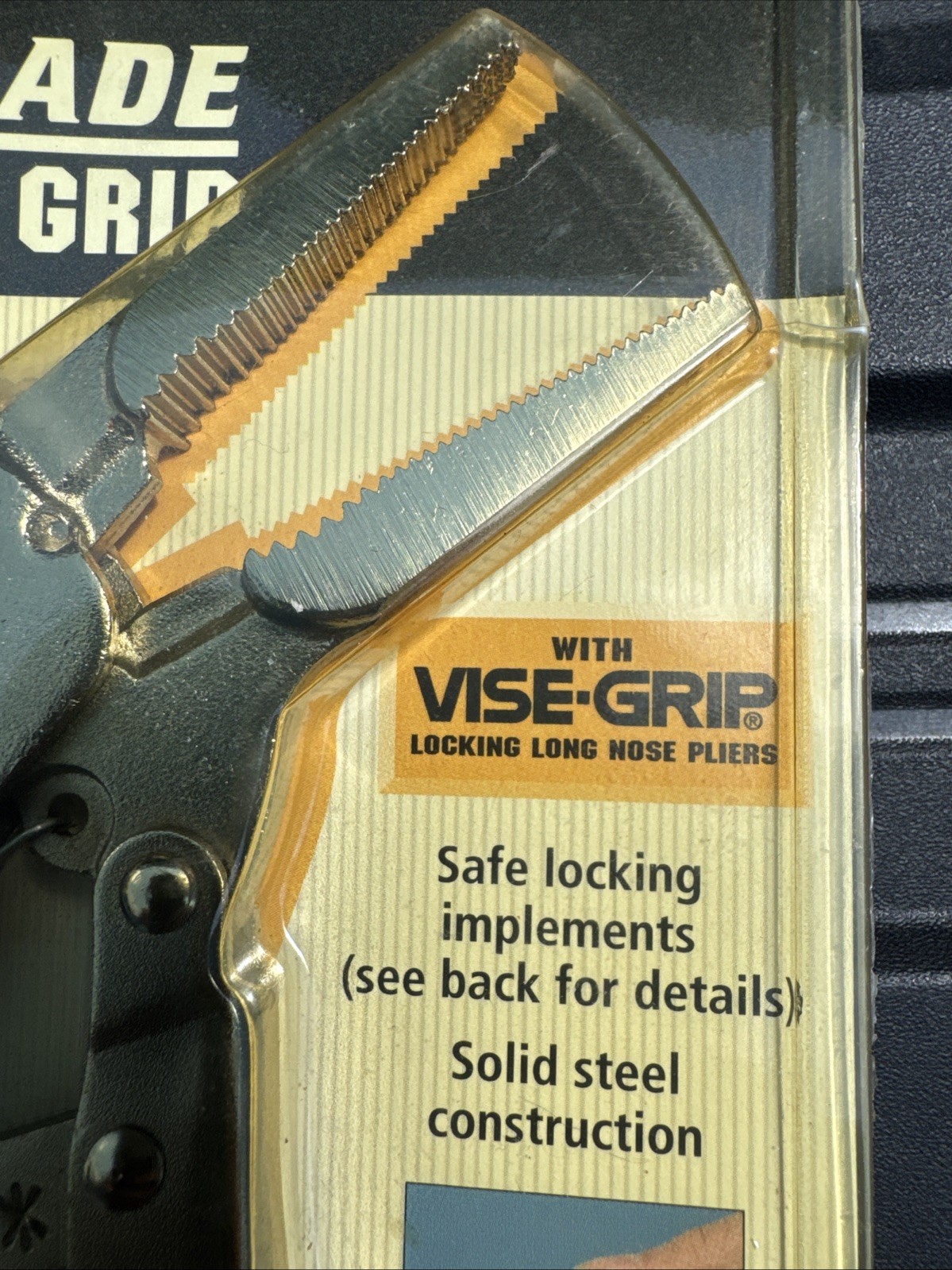 Schrade Tools USA Vise Tough Grip Rare Locking Implements USA Nos ST6HCP