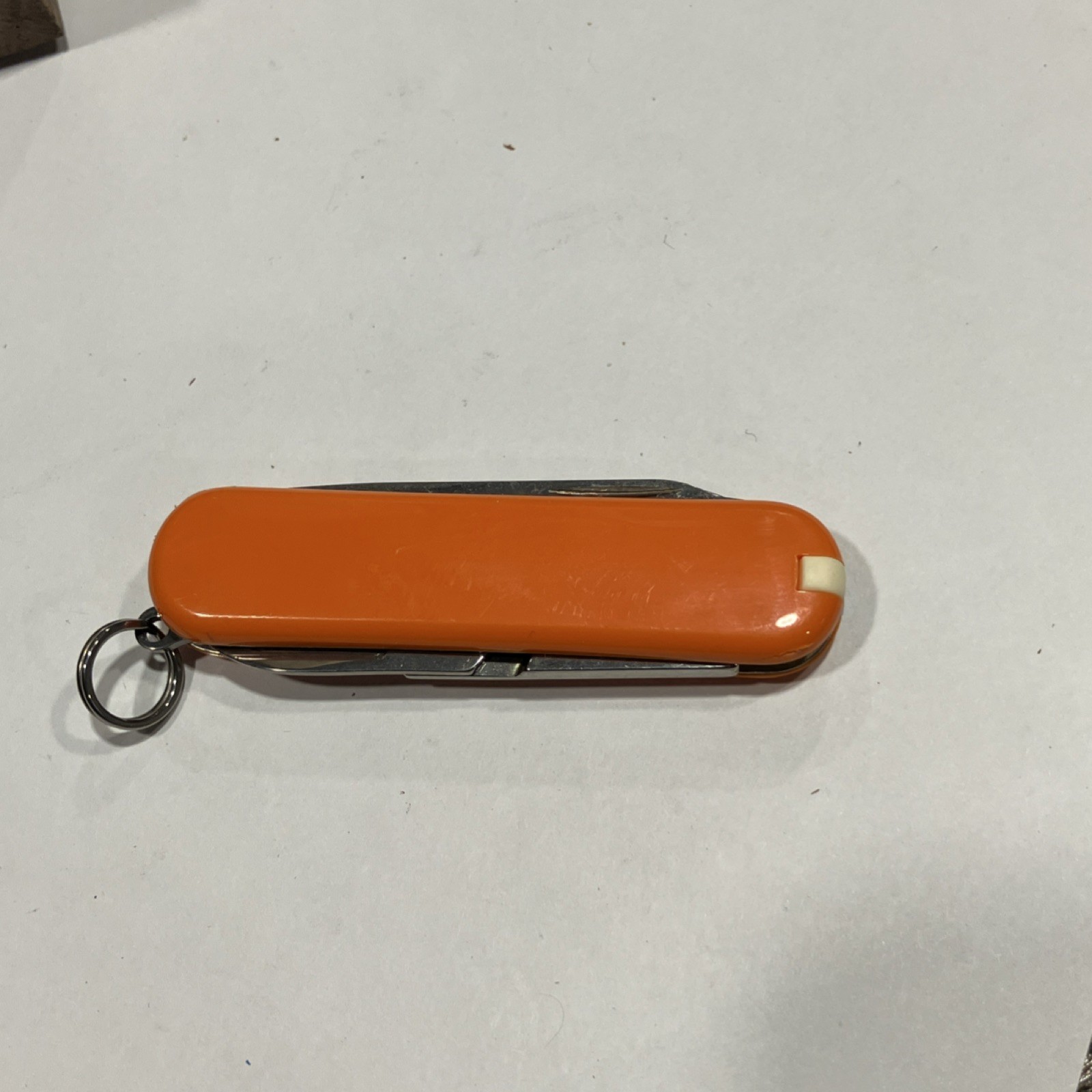Victorinox Orange Stainless Steel Multi-Tool Knife Scissors Nail File