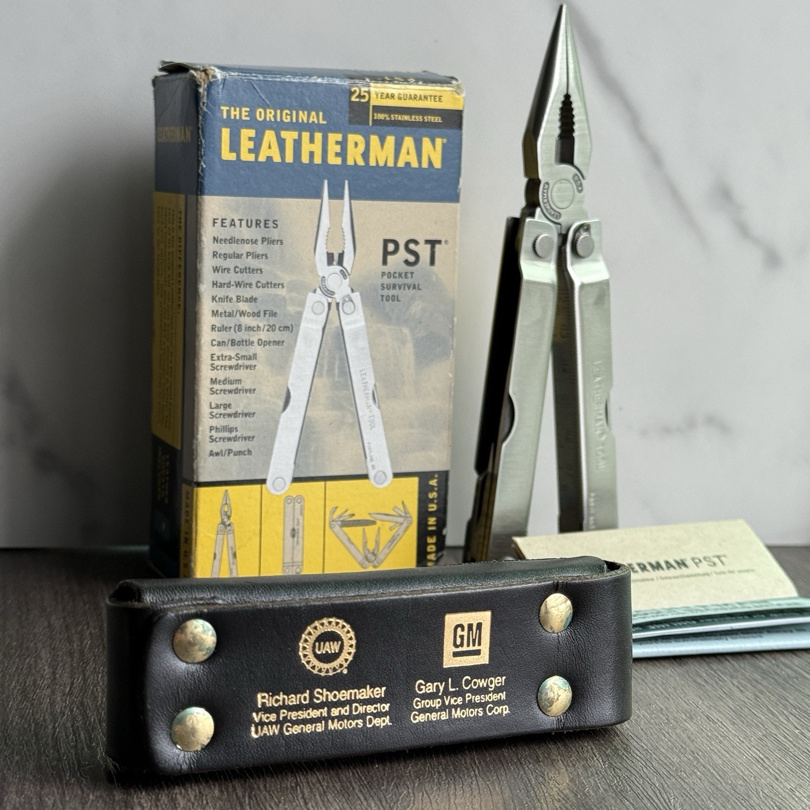 Leatherman PST / Leatherman Pocket Survival Tool. Rare General Motors edition