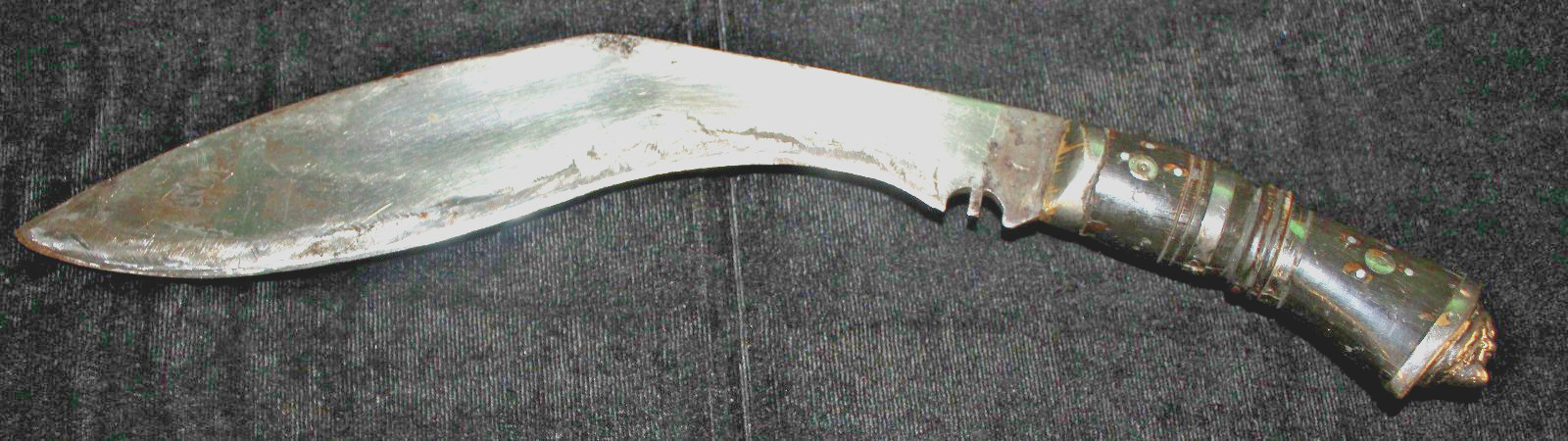GURKA Curved Knife 12″ End to End Handmade in India Needs TLC AO4075643
