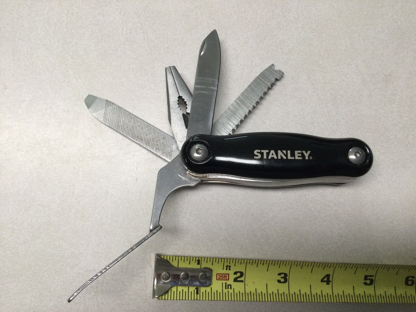 Vintage Stanley Multi Tool Knife Pliers – Saw – File – Knife + More