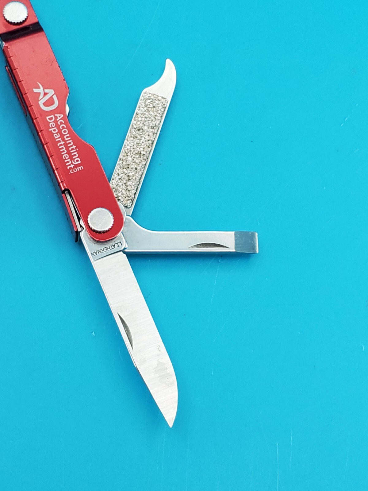 Leatherman Micra Multi-Tool, Knife, Scissors, Key Ring, Red! *ACCOUNTING DEPT*