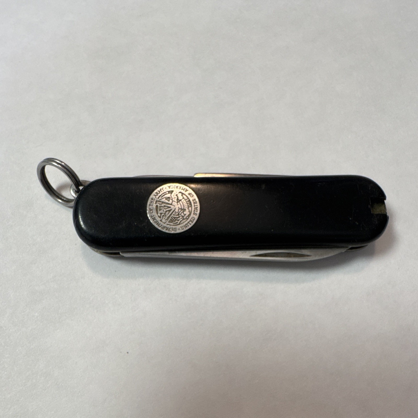 Victorinox Swiss Army Rostfrei Black Multi-Tool Knife/Scissors/File Keyring
