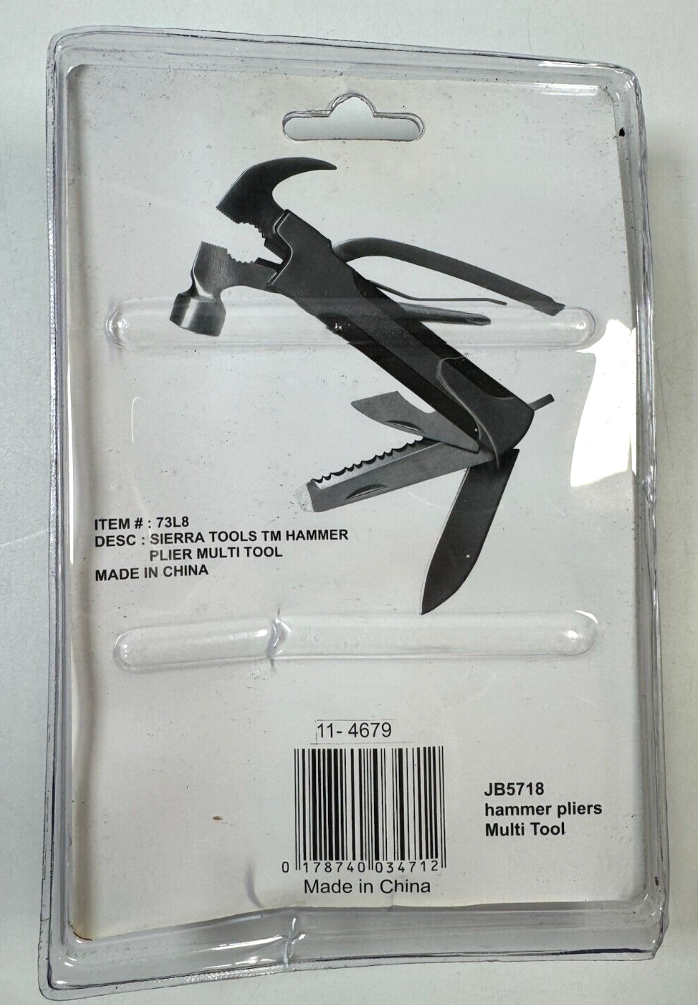 NEW Sierra Tools Multi Tool Camping Emergency Survival Hammer Pliers Blades Knif