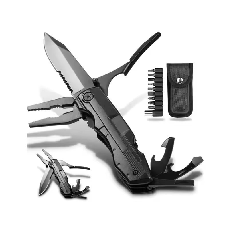 Folding Pliers Multi-functional Emergency Tool Manual Family Survival Screwdrive