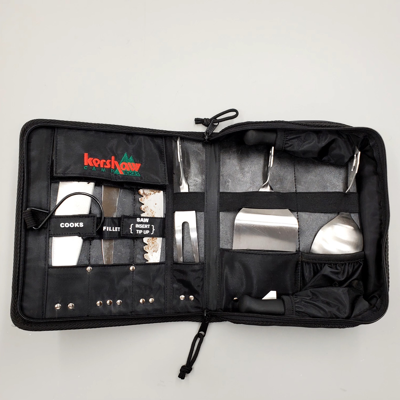 Kershaw Kai Camp Tool Utensils with Case Made in Japan