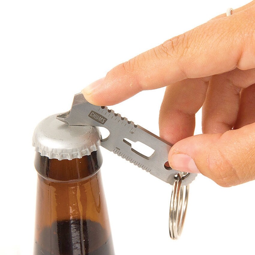 Tasker Keychain Phillips Screwdriver Bottle Opener Metric Ruler Flat Head EDC