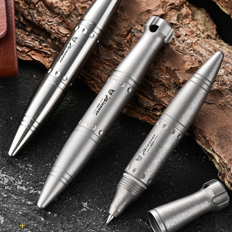 1PC EDC Titanium Pry Bar Crowbar Tactical Pen Outdoor Camping Multi Tool