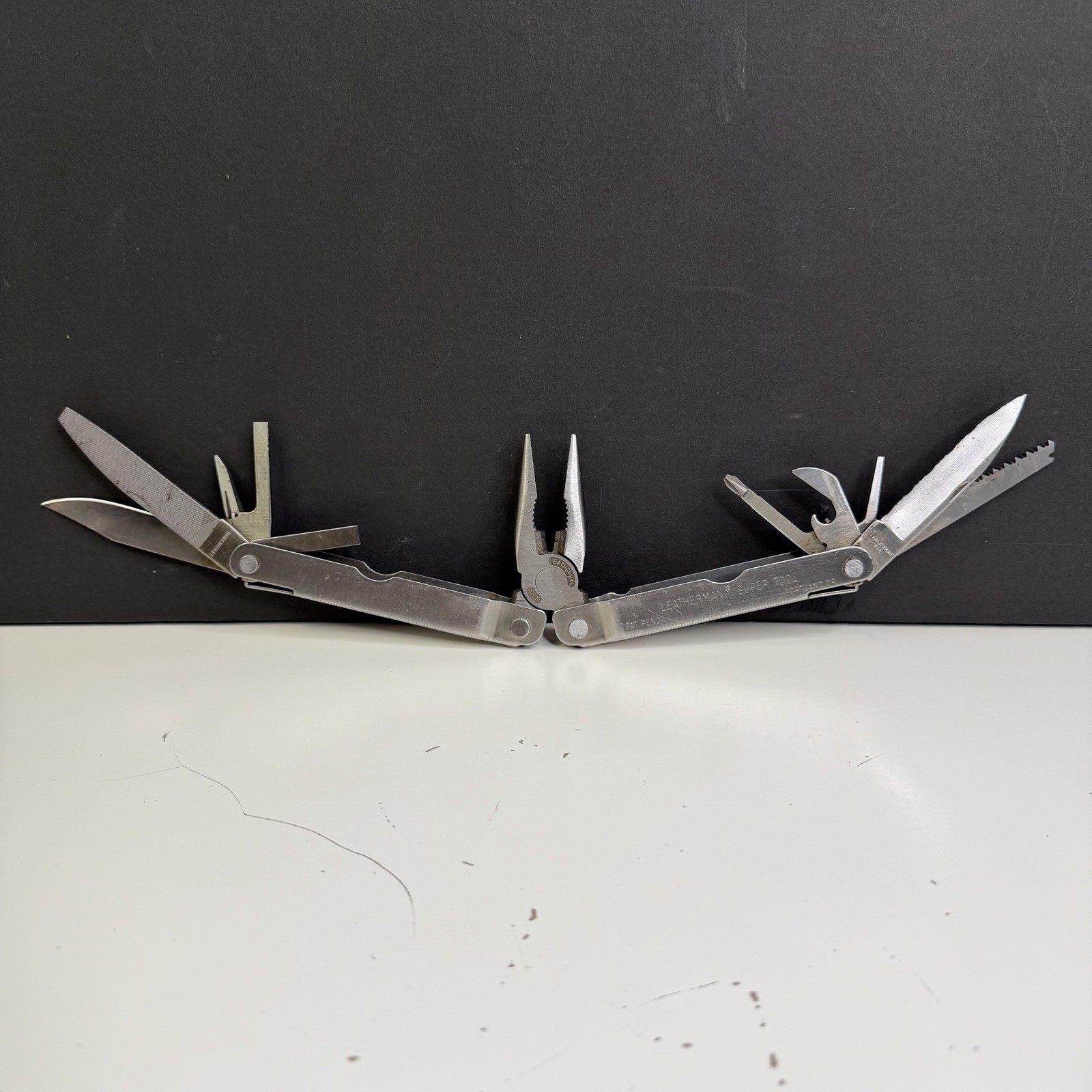 VTG Original Leatherman Super Tool Stainless Steel Multitool Portland USA