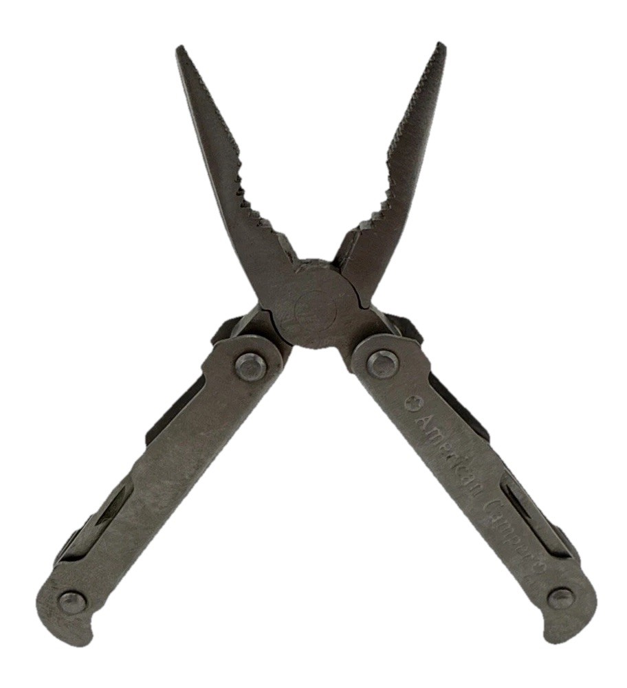 Vintage American Camper Multi-Tool With Leather Sheath