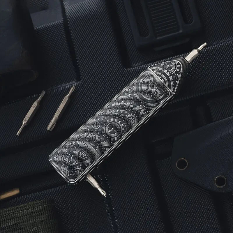 Olight Otacle D2 Ti Gears Multi-Bit Driver w/Fidget Slider *Limited Edition*
