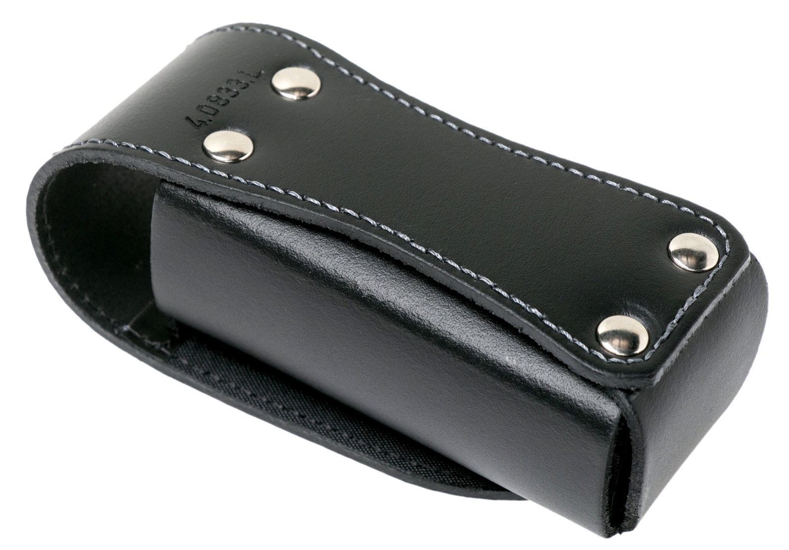 Swiss Army Black Leather Belt Pouch for SwissTool X Plus Victorinox 4.0833.L New