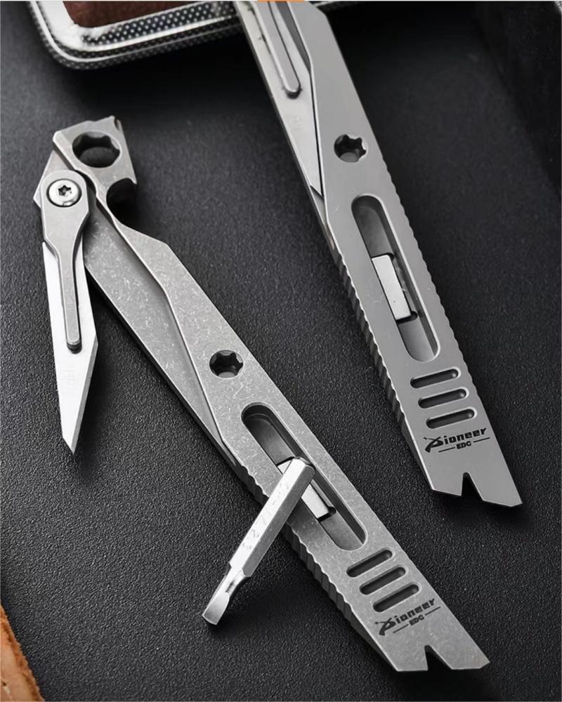 New EDC Pry Bar Crowbar Bottle Opener Wrench Utility Knife Pocket Tools