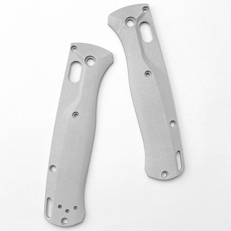 1Pair Aluminium Alloy Handle Patch for Benchmade Bugout 535 Cross Striation