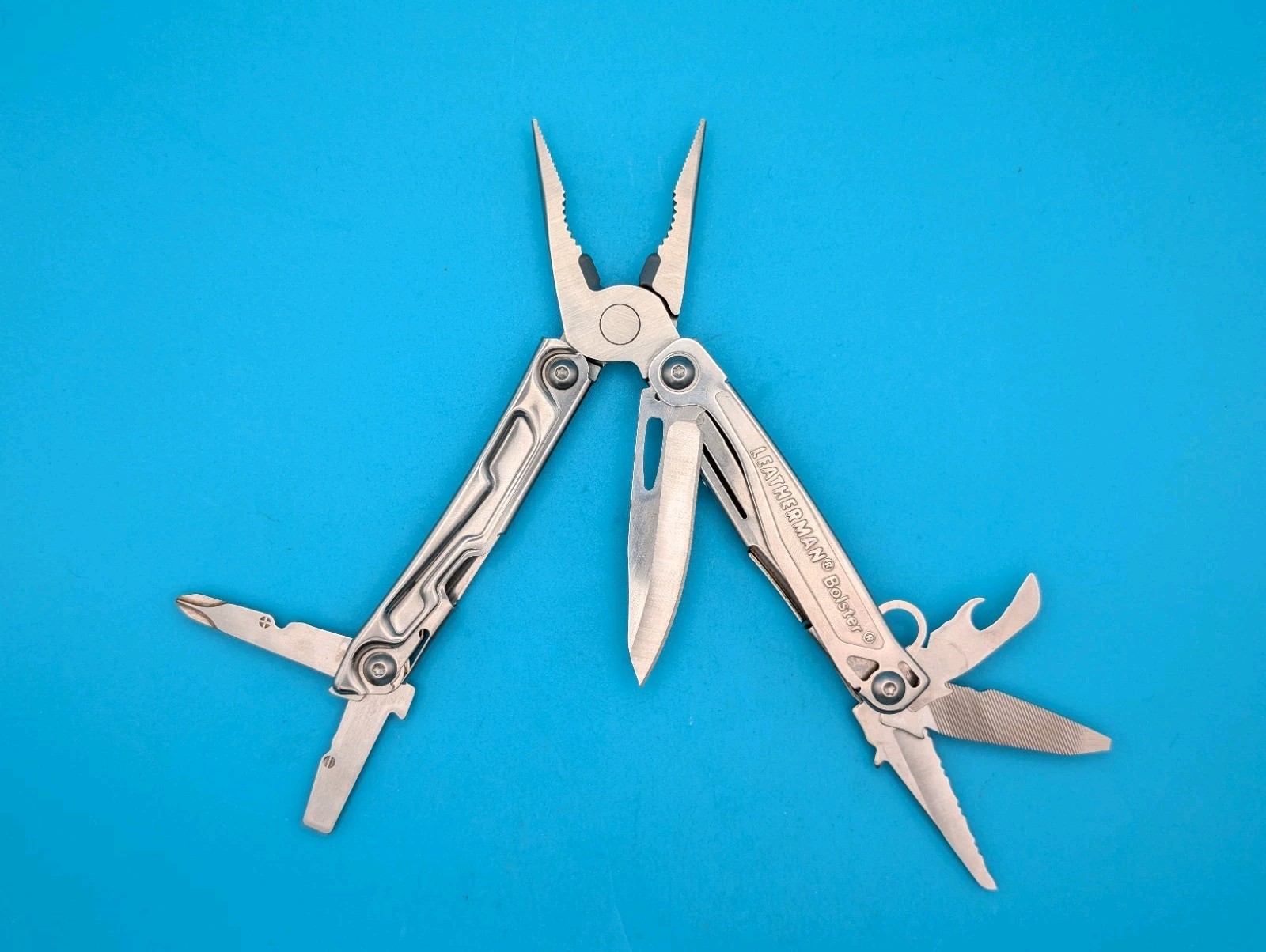 Leatherman Bolster 13 Tool Stainless Steel Multi-Tool!