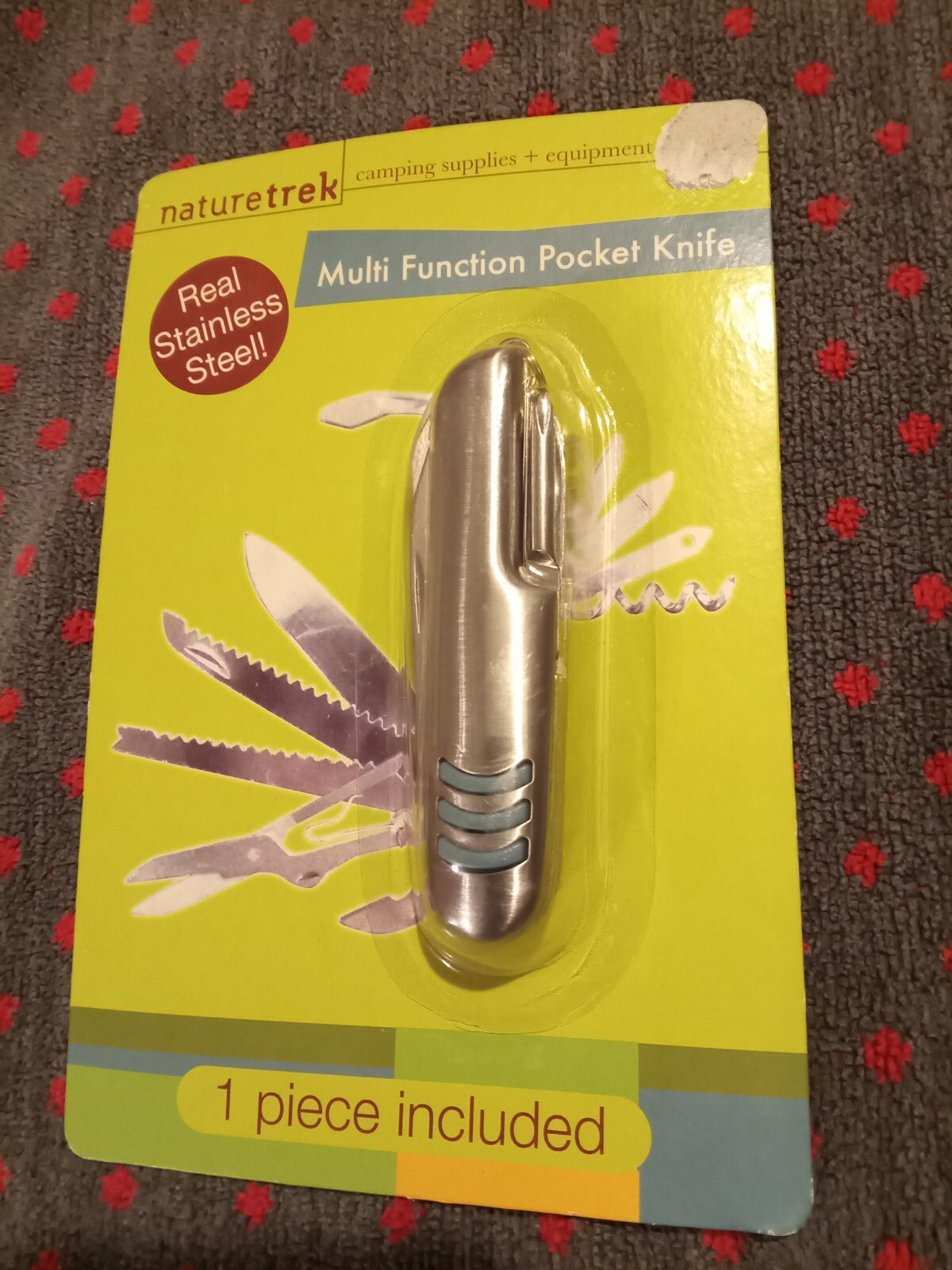 Naturetrek Multi “11” Function Stainless Steel Pocket Knife **NEW** Nature Trek