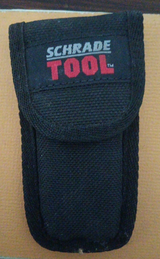Schrader Tough Tool St1 Or St1n Never Used W/sheath 4 1/2″ Multi Tool Stainless