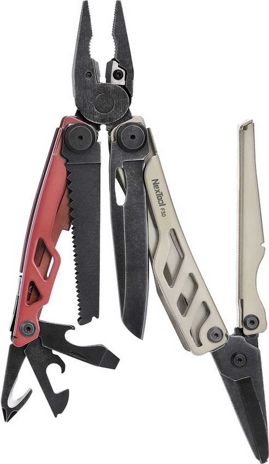 NexTool Flagship Pro Multi Tool Hazelnut And Coral Aluminum Handle – NE20203B