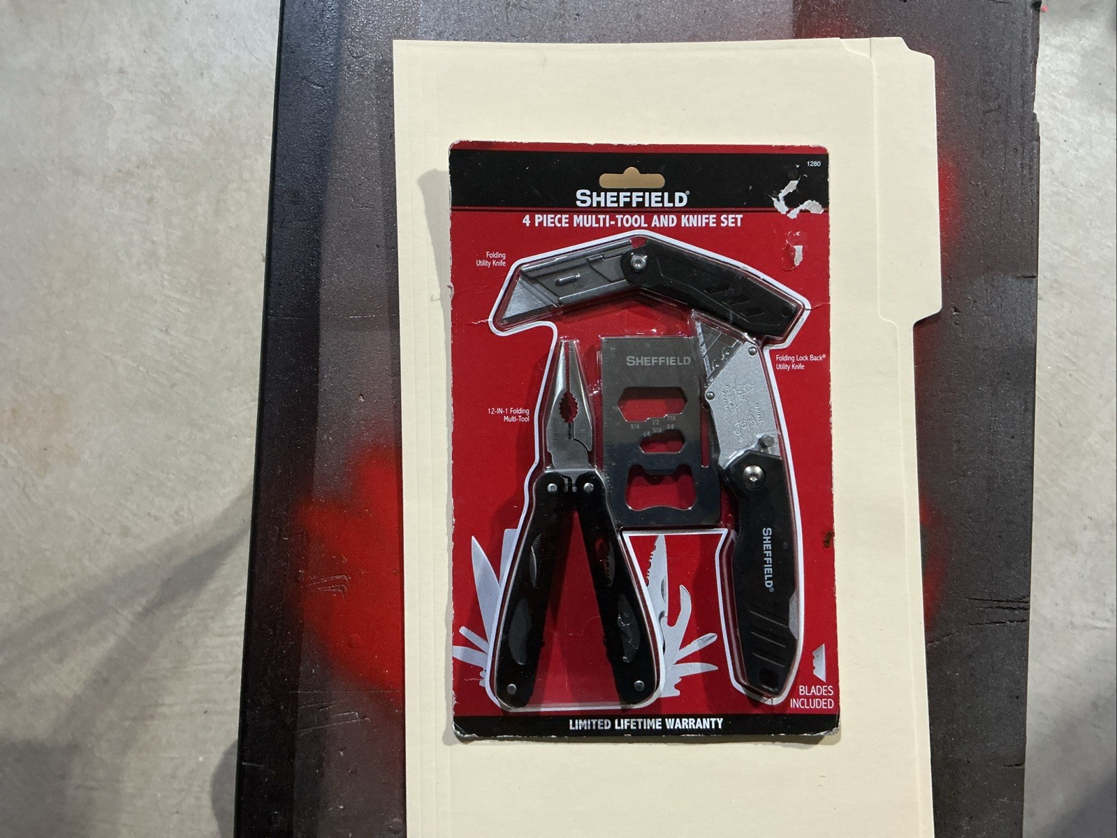 Sheffield 4 Piece Multi-tool & Knife Set