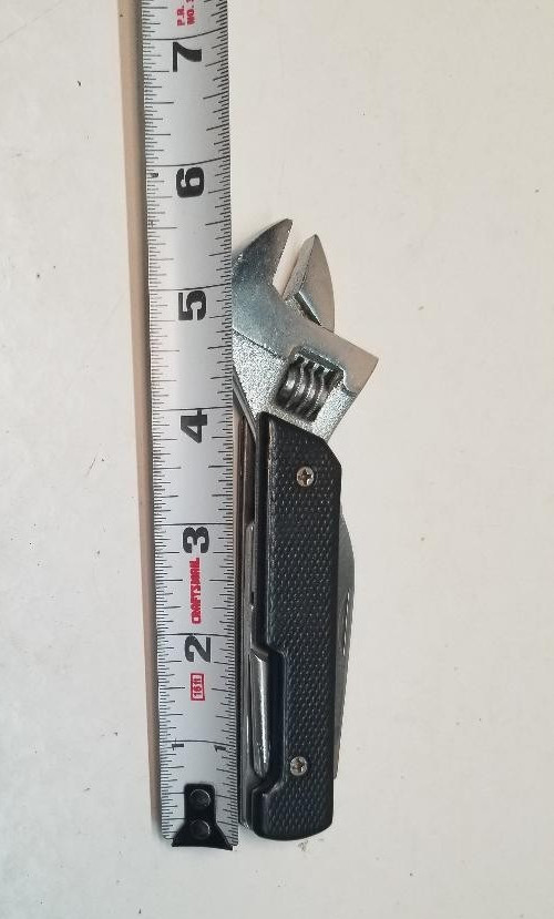 Fineline 5 in 1 Multi Tool Crescent Wrench Saw Screwdriver Knife Adjustable