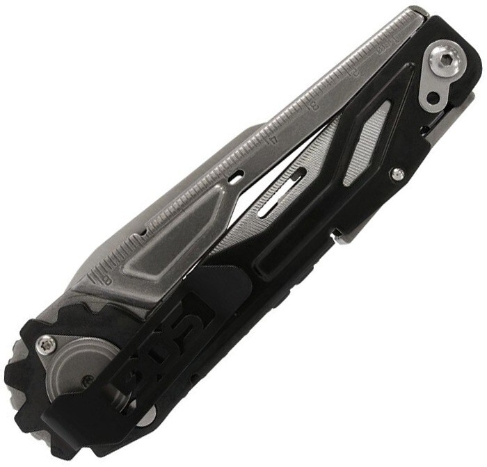 SOG Switchplier Multi Tool Several Essential Tools w/ Black Stainless Handles