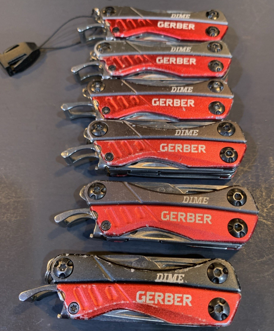 Gerber Dime Multi Tool Lot Of 7 USED