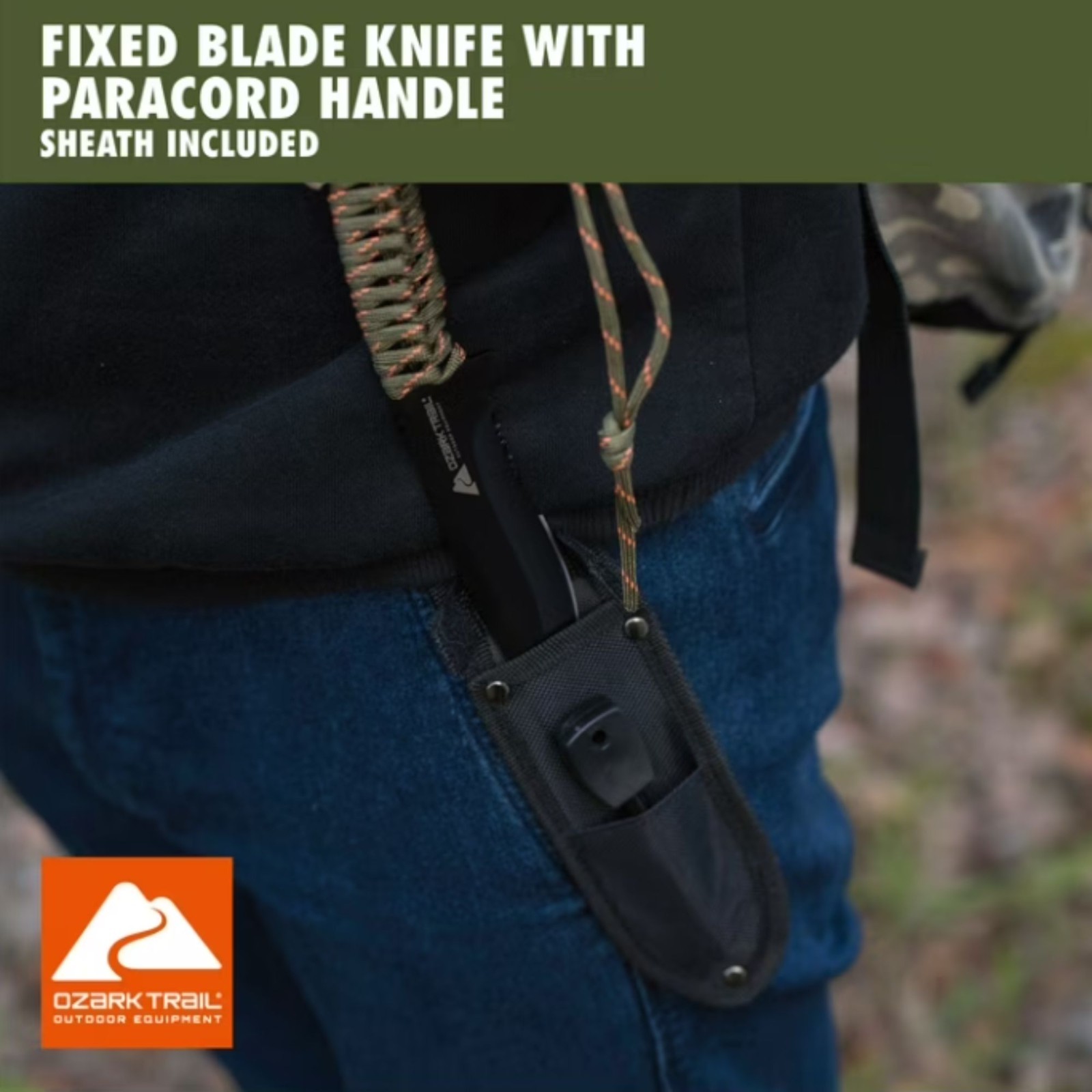 Ozark Trail 12 Pack Camping Tool Set with Flashlight, Machete, Knife New