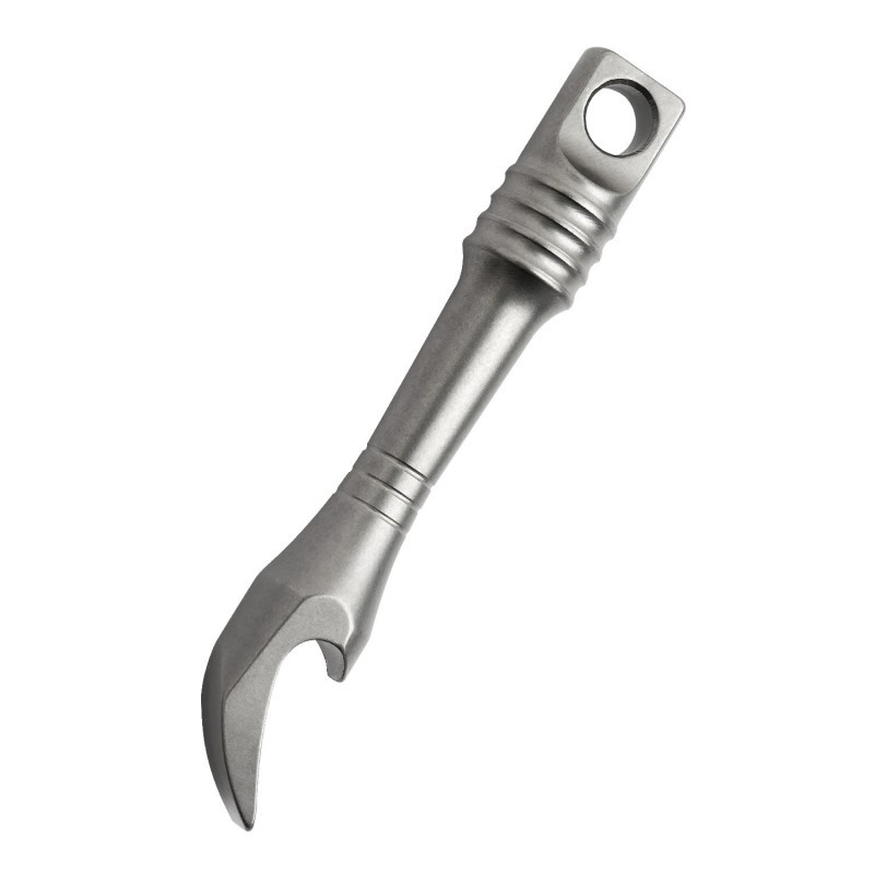 Titanium Bottle Opener Pry Bar Crowbar Portable Keychain EDC Multi Tool Outdoor