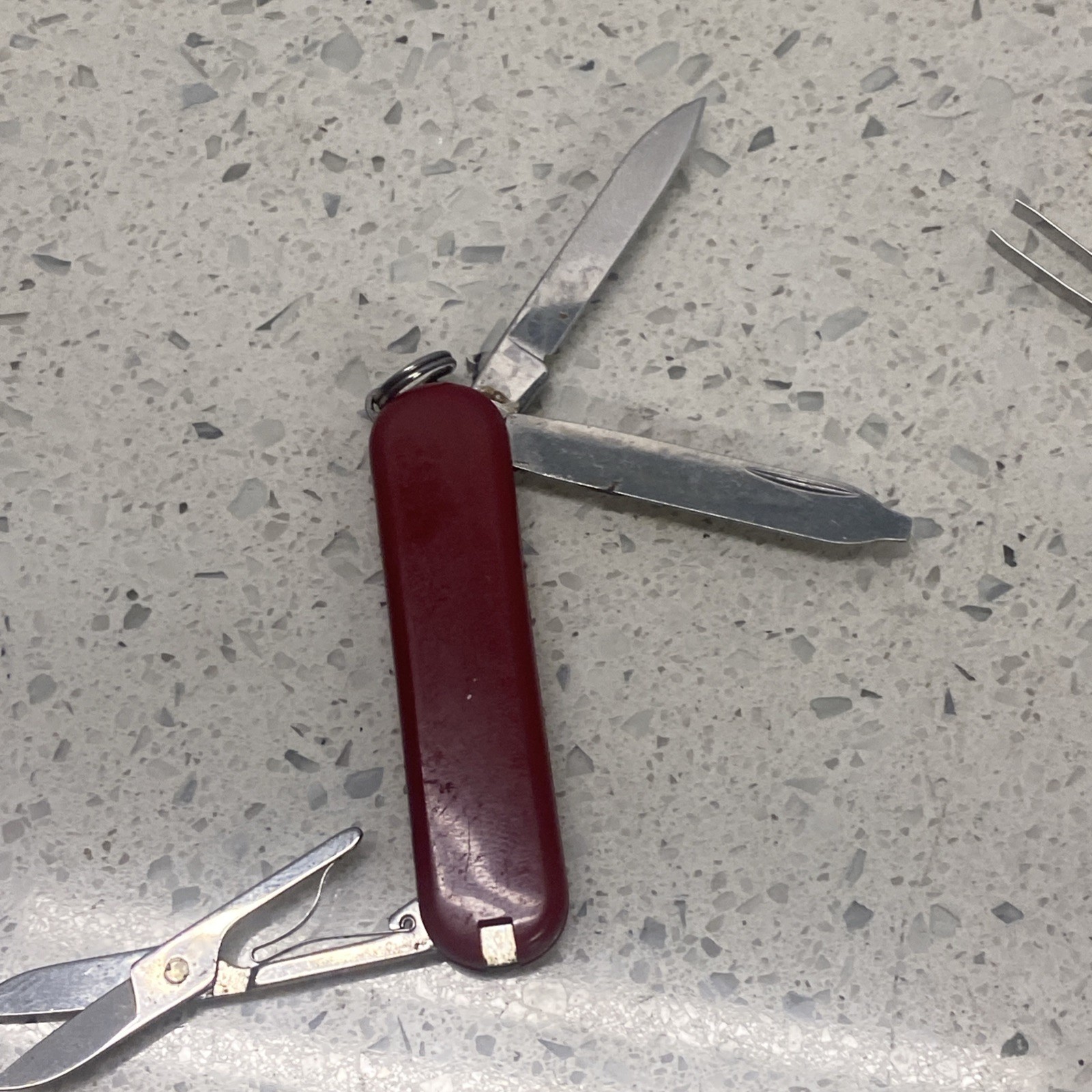 Victorinox Small Knife, Scissors, Nail File, Tweezers & Toothpick